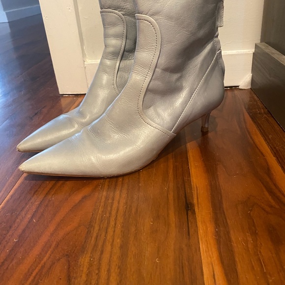 Zara Pointed toe kitten heel booties - Picture 3 of 6